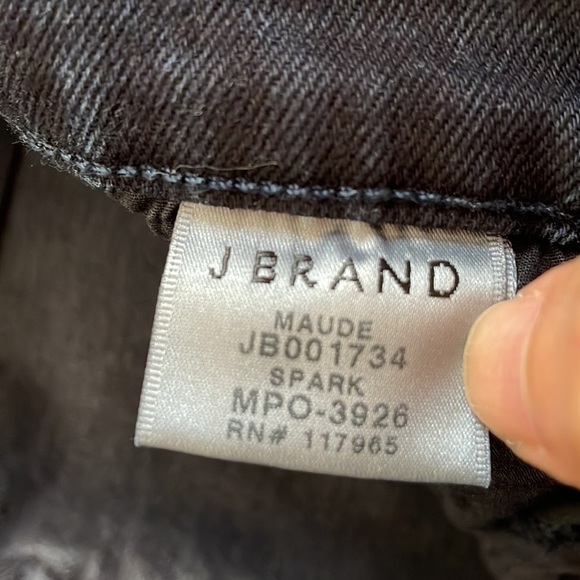 NWOT. J Brand 28 9.5” Mid-rise Dark Wash Slim  Fit Jeans. - Picture 4 of 12